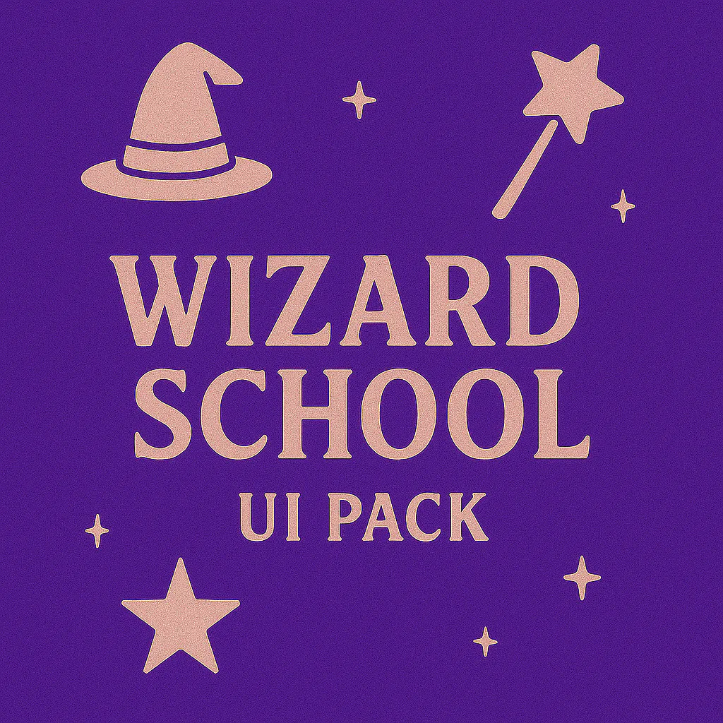 Wizard School UI Pack product preview